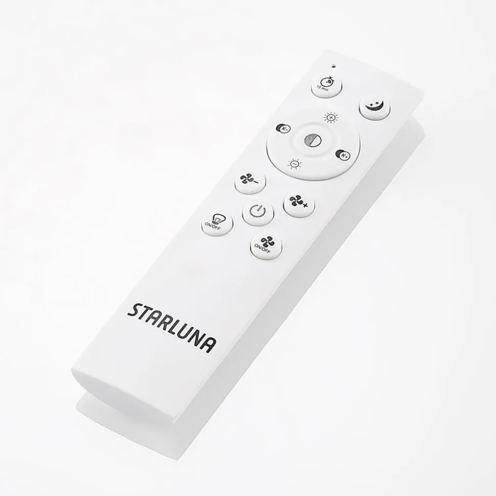 Lindby LED-loftventilator Romea, rund, DC, støjsvag, 60 cm