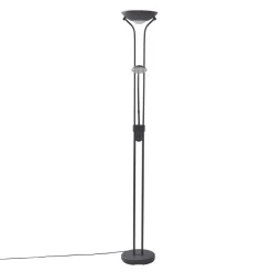 Lindby LED-læselampe Josefin, sort, læselampe, dæmpbar