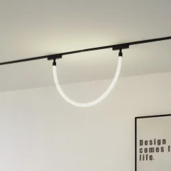 Lindby LED-lysslange Lumaro, længde 100 cm, tekstil, 48V