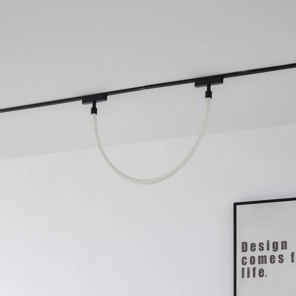 Lindby LED-lysslange Lumaro, længde 100 cm, tekstil, 48V