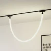 Lindby LED-lysslange Lumaro, længde 150 cm, tekstil, 48V