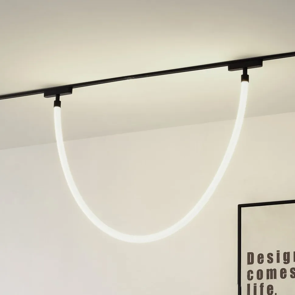 Lindby LED-lysslange Lumaro, længde 150 cm, tekstil, 48V