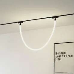 Lindby LED-lysslange Lumaro, længde 150 cm, tekstil, 48V