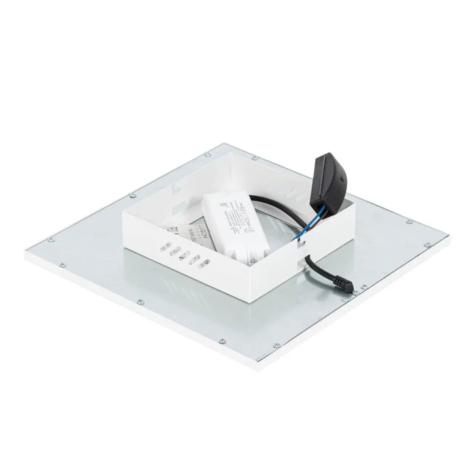 Lindby LED-panel Lamin, hvid, 30 cm, CCT, dæmpbar, fjernbetjening