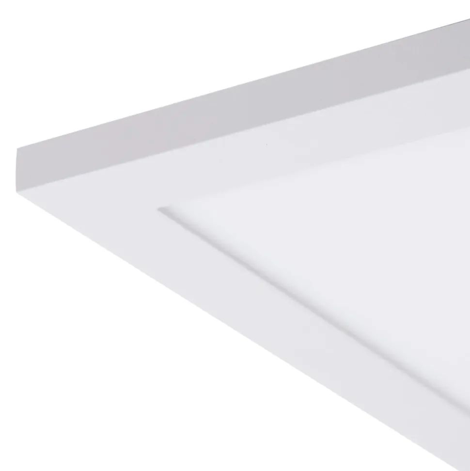 Lindby LED-panel Lamin, hvid, 40 cm, CCT, dæmpbar, fjernbetjening