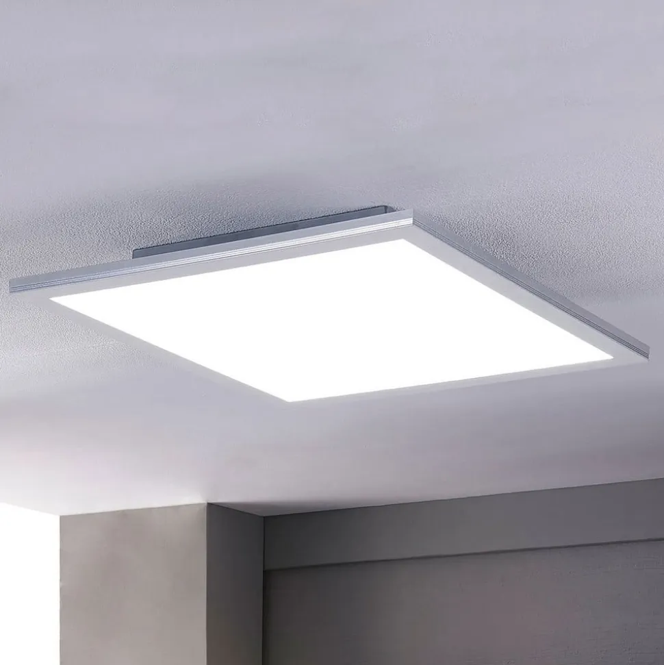 Lindby LED-panel Livel, CCT, 62 cm x 62 cm, fjernbetjening