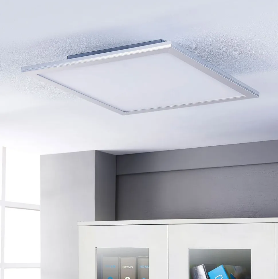 Lindby LED-panel Livel, CCT, 62 cm x 62 cm, fjernbetjening