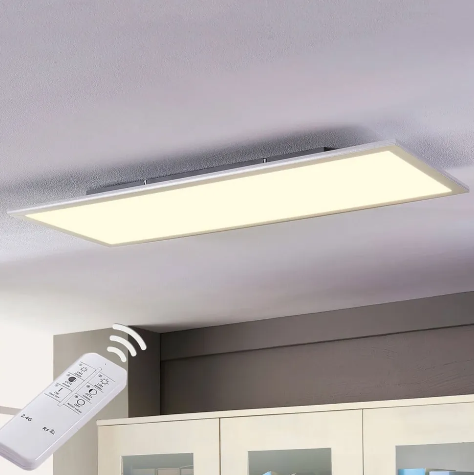Lindby LED-panel Livel, CCT, 120 cm x 30 cm, fjernbetjening