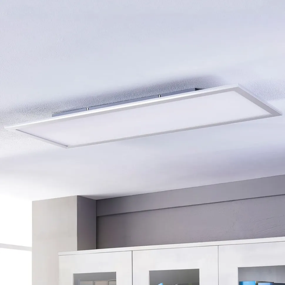 Lindby LED-panel Livel, CCT, 120 cm x 30 cm, fjernbetjening