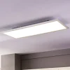 Lindby LED-panel Livel, 4000K, 80 cm x 30 cm, sølv, metal
