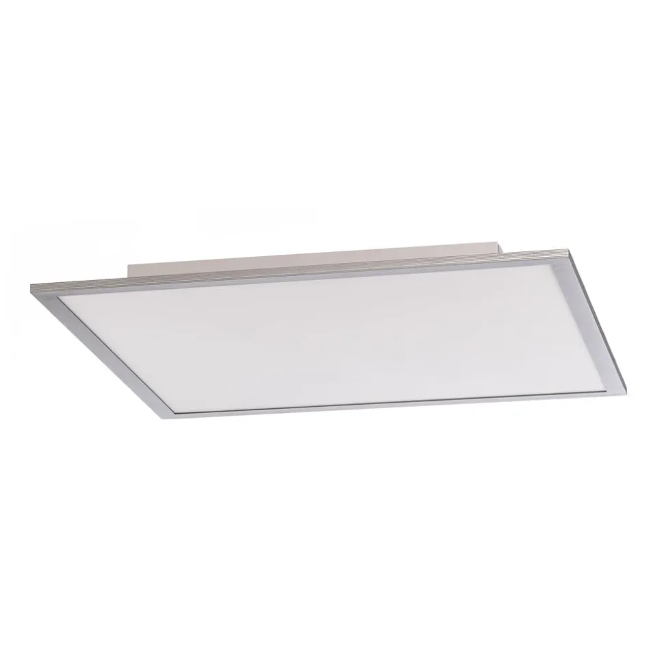 Lindby LED-panel Livel, 4000K, 62 cm x 62 cm, sølv, metal