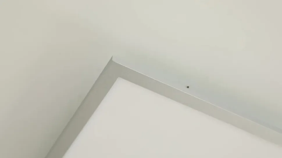 Lindby LED-panel Livel, 4000K, 40 cm x 40 cm, sølv, metal
