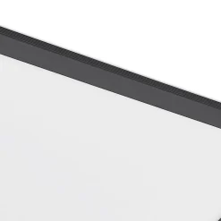 Lindby LED-panel Nelios, 40 x 40 cm, 4.000K, sort, metal