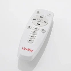 Lindby LED-panel Nelios, 80 x 30 cm, CCT, sort, metal