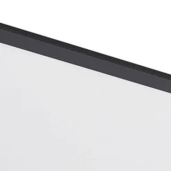 Lindby LED-panel Nelios, 62 x 62 cm, CCT, sort, metal