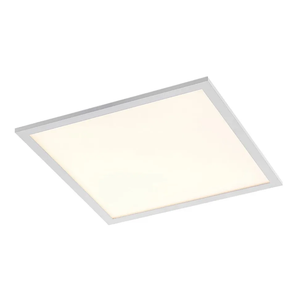 Lindby LED-panel Quais, 40 x 40 cm, hvid, aluminium, 4.000K