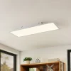 Lindby LED-panel Quais, 80 x 30 cm, hvid, metal, 4.000K