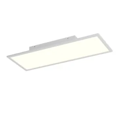 Lindby LED-panel Quais, 80 x 30 cm, hvid, metal, 4.000K