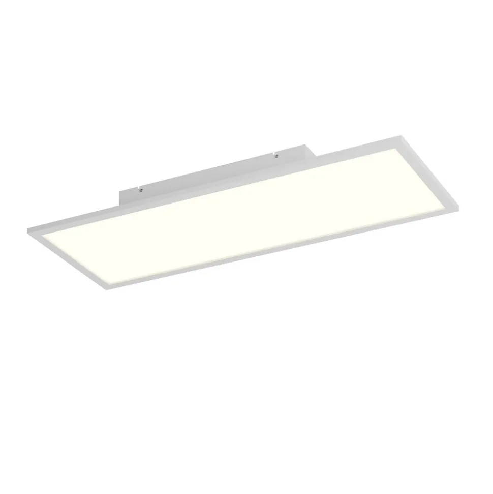 Lindby LED-panel Quais, 80 x 30 cm, hvid, metal, 4.000K