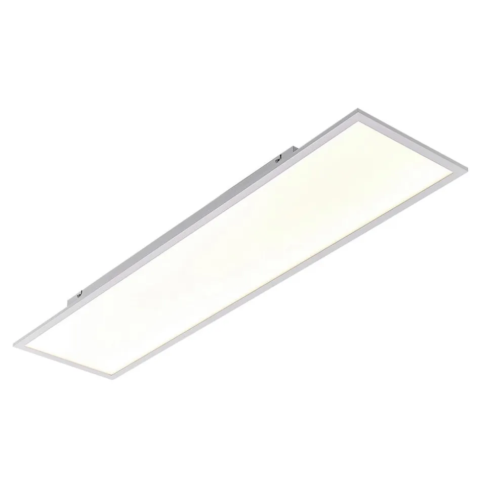 Lindby LED-panel Quais, 30 x 120 cm, hvid, aluminium, 4.000K