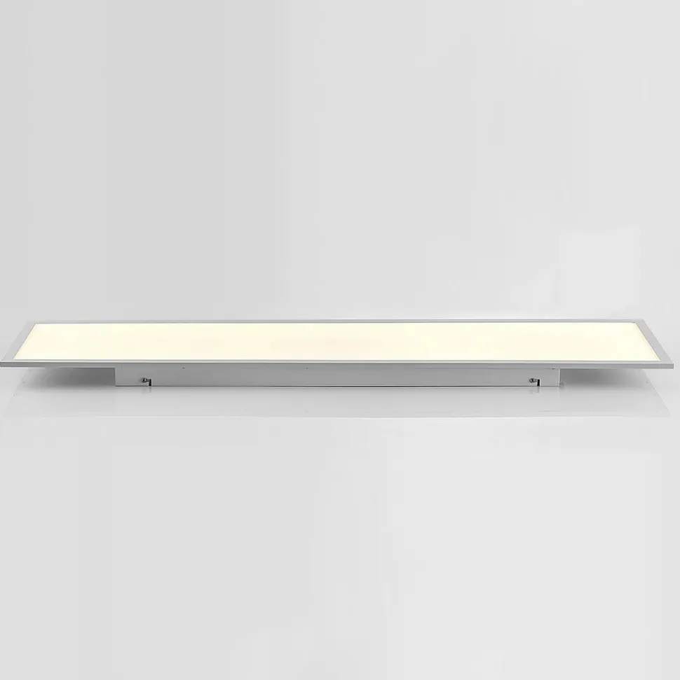 Lindby LED-panel Quais, 30 x 120 cm, hvid, aluminium, 4.000K