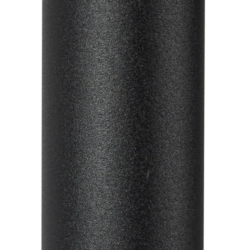 Lindby LED-pendellampe Lumaro, sort, Ø3cm,aluminium,48V,dæmpbar