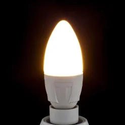 Lindby LED-pære, E14, 4,9 W, mat, 3.000 K