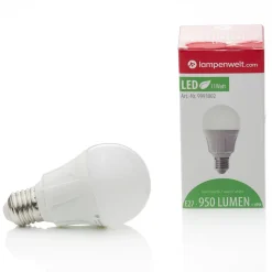 Lindby LED-pære, E27, 11 W, opal, 3.000 K, 1.055 lm