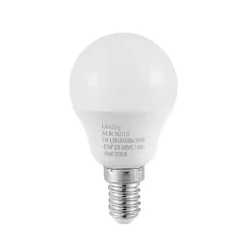 Lindby LED-pære E14 G45 4,5W 3.000K opal sæt med 10 stk