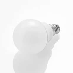 Lindby LED-pære E14 G45 4,5W 3.000K opal sæt med 3 stk