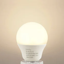 Lindby LED-pære E14 G45 4,5W 3.000K opal sæt med 2 stk