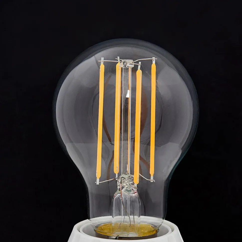 Lindby LED-pære, glødetråd, E27, 7W, klar, 2.700K