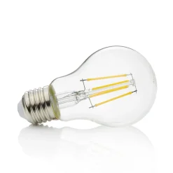 Lindby LED-pære, glødetråd, E27, 4W, klar, 2700K