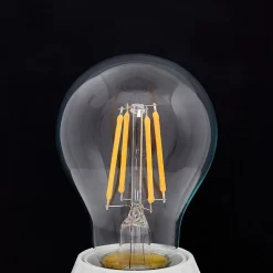 Lindby LED-pære, glødetråd, E27, 4W, klar, 2700K
