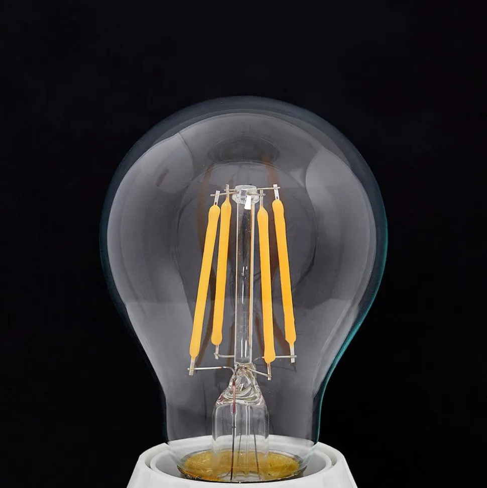 Lindby LED-pære, glødetråd, E27, 4W, klar, 2700K