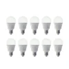 Lindby LED-pære, sæt med 10 stk, E27, 8,5 W, mat, 3.000 K