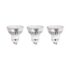 Lindby LED-reflektor GU10 5 W klar 3.000 K 55° sæt med 3 stk