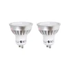 Lindby LED-reflektor GU10 5 W klar 3.000 K 55° sæt med 2 stk