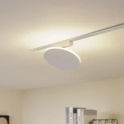 Lindby LED-skinnelampe Lumaro, hvid, aluminium, 48V, dæmpbar
