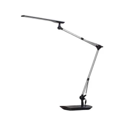 Lindby LED-skrivebordslampe Felipe, sort, klemmefod