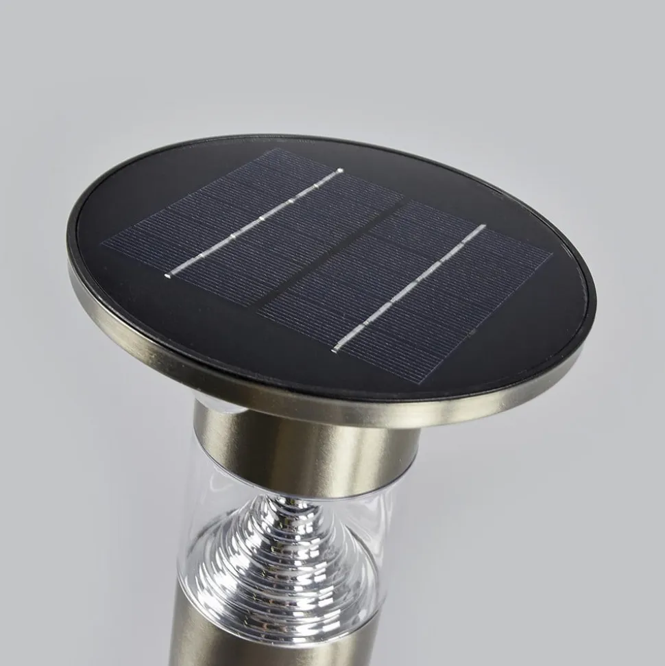 Lindby LED-sokkellampe Jalisa, 54 cm, solcelle, sensor