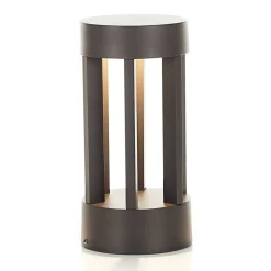 Lindby LED-sokkellampe Jordis, 22 cm, antracit, aluminium