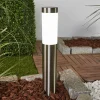 Lindby LED-solcellelampe Aleeza, 61 cm, stål, jordspyd