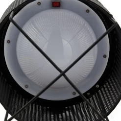 Lindby LED-solcellelampe Achilleas, RGBW, sort