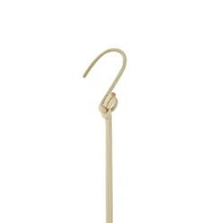 Lindby LED-solcellelampe Austas, beige, Ø 32 cm, USB, IP54