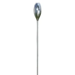 Lindby LED-solcellelampe Jari, højde 122 cm, stål, klar