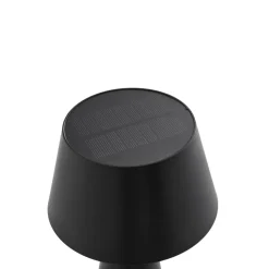 Lindby LED-solcellelampe Lirinor sort plast 13 cm