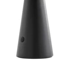 Lindby LED-solcellelampe Lirinor sort plast 13 cm