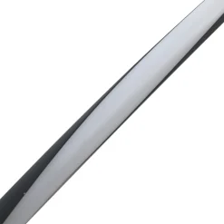 Lindby LED-solcellelampe Sabriel, lige, sort, aluminium, 3000K