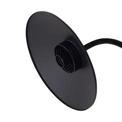 Lindby LED-solcellelampe Virane, sort, aluminium